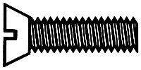 Heavy-Duty Brass Machine Screws – 1/2" x .060” (Pack of 10)
